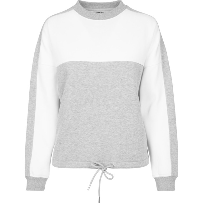 Urban Classics Ladies - Oversized 2-TONE Sweatshirt grey