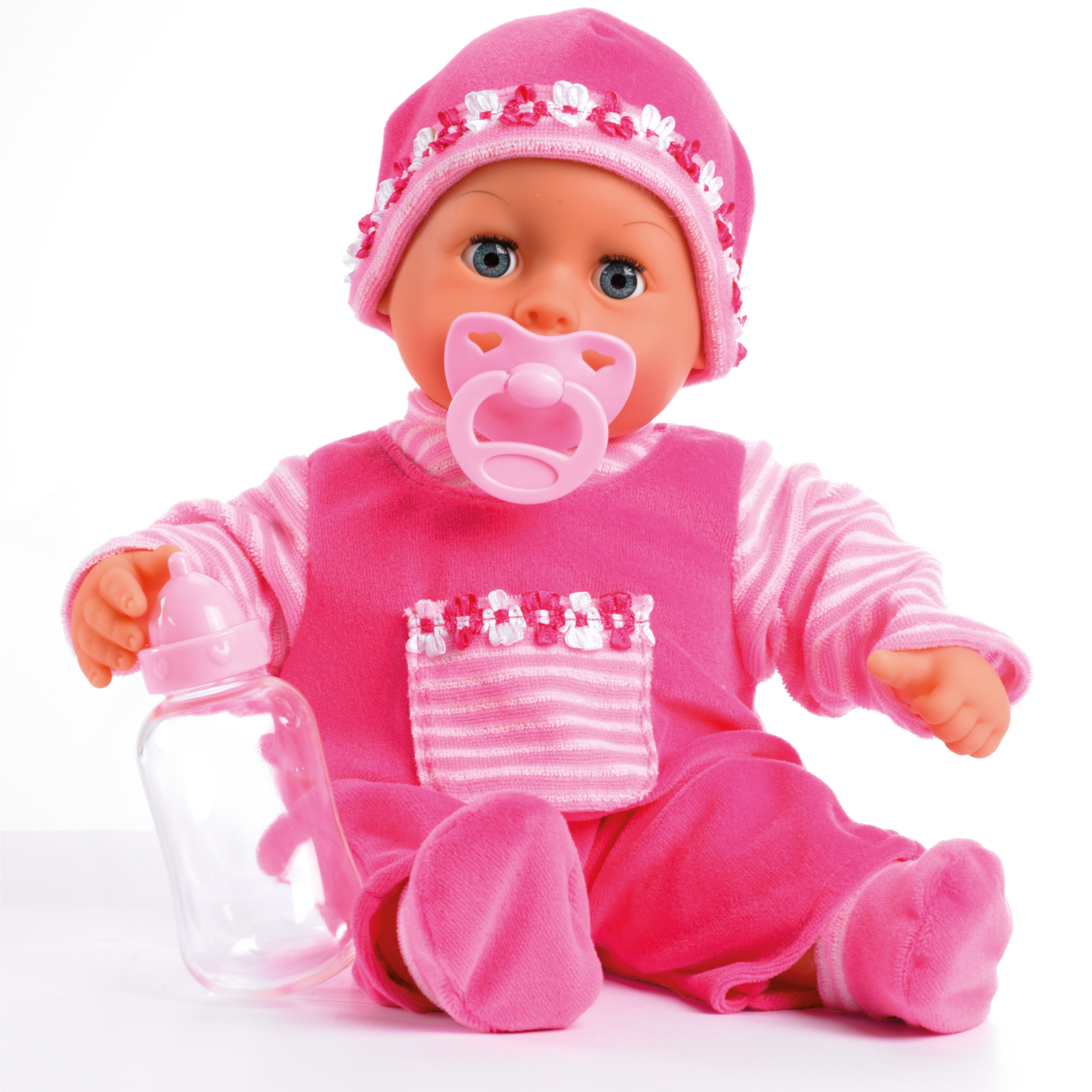 Bayer - Doll - First Words Baby - Pink 38 cm (93825AA) - Leker