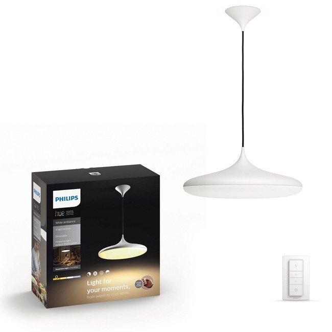 zz Philips Hue - Connected Cher Suspension light - White Ambiance - E