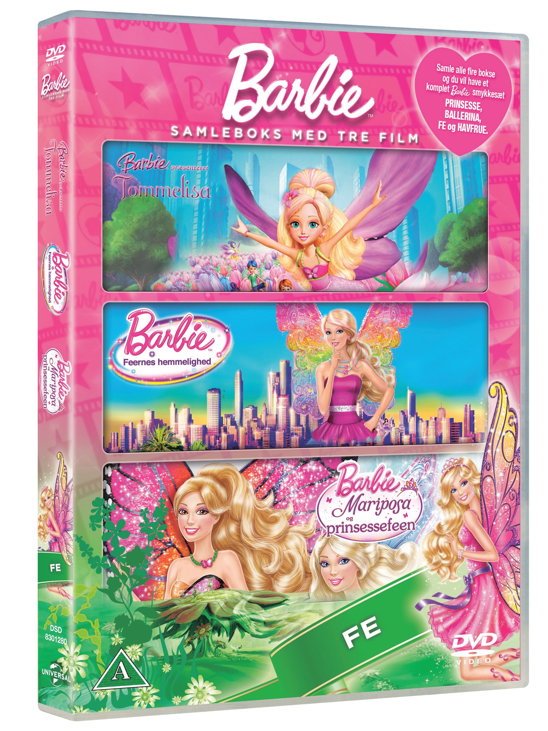 Forskelsbehandling Trunk bibliotek skæbnesvangre Køb Barbie Boks - Feer - DVD