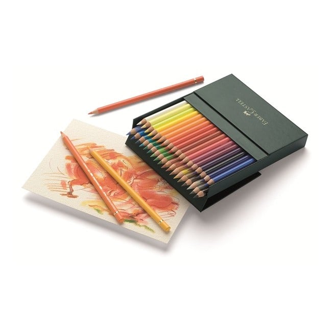 Faber-Castell - Polychromos farveblyanter - Studio box med 36 stk
