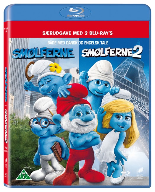 Smølferne 1+2/The Smurfs 1+2 (Blu-Ray)