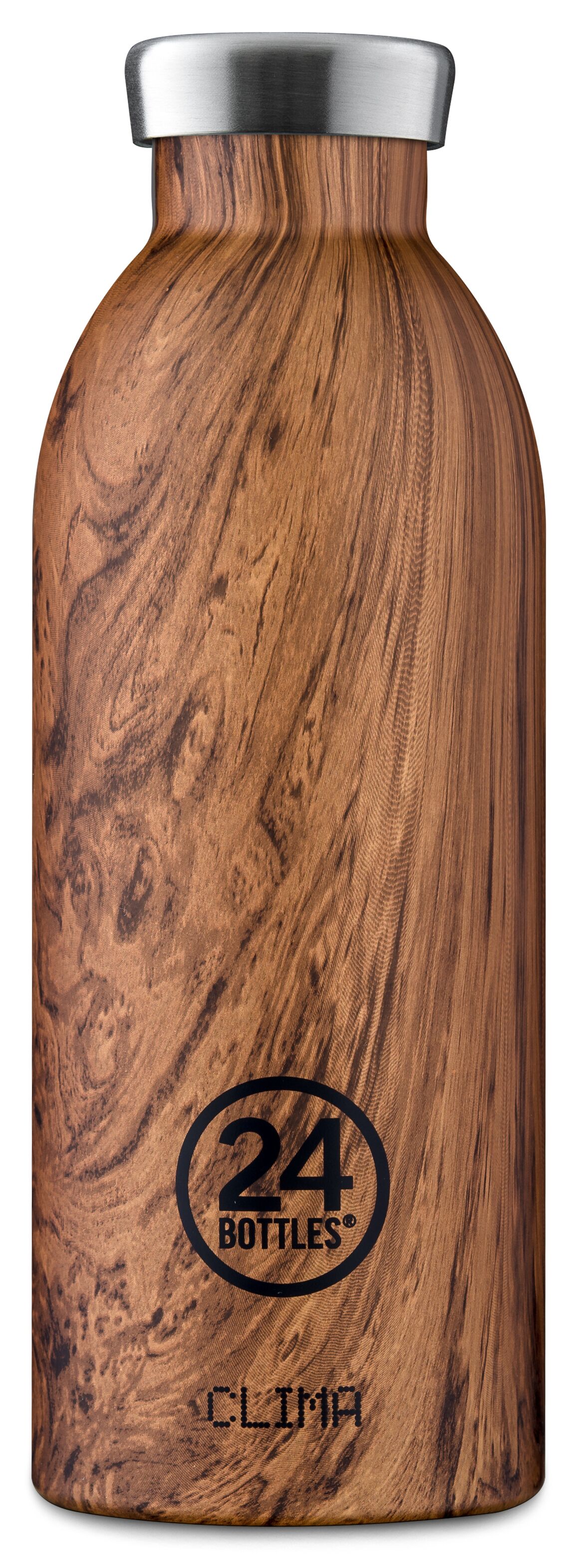 Afbeelding van 24 Bottles - Clima Bottle 0,5 L - Sequoia Wood Print (24B156)