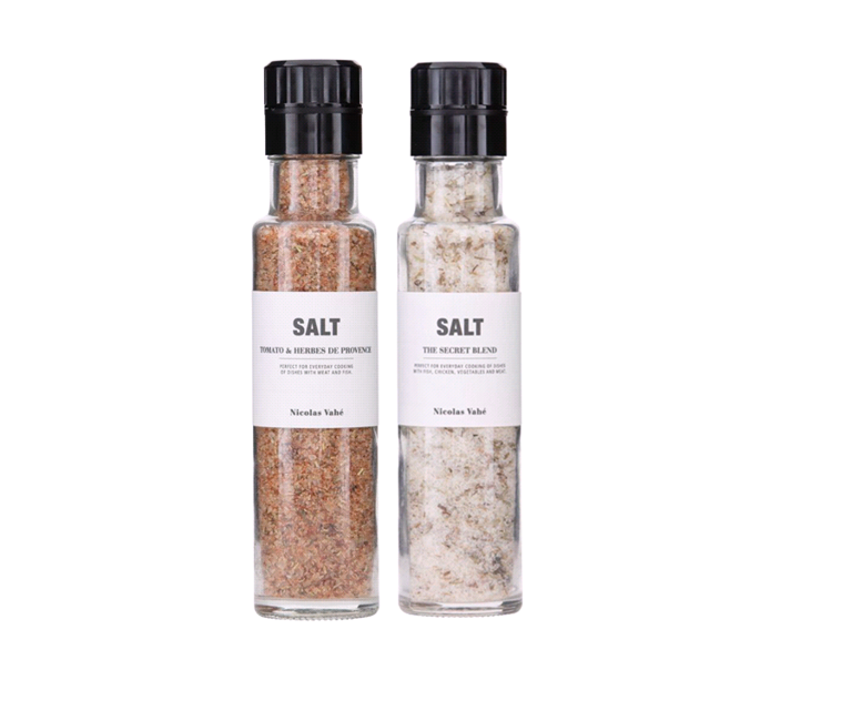 Nicolas Vahé - Salt Med Tomat & Krydderurter De Provence + Salt Den Hemmelige Blanding 