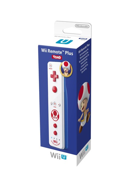 Wii U Remote Plus Toad Edition (For Wii and Wiiu)