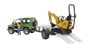 Bruder - Land Rover Defender Station Wagon + JCB Micro Excavator (02593) thumbnail-2