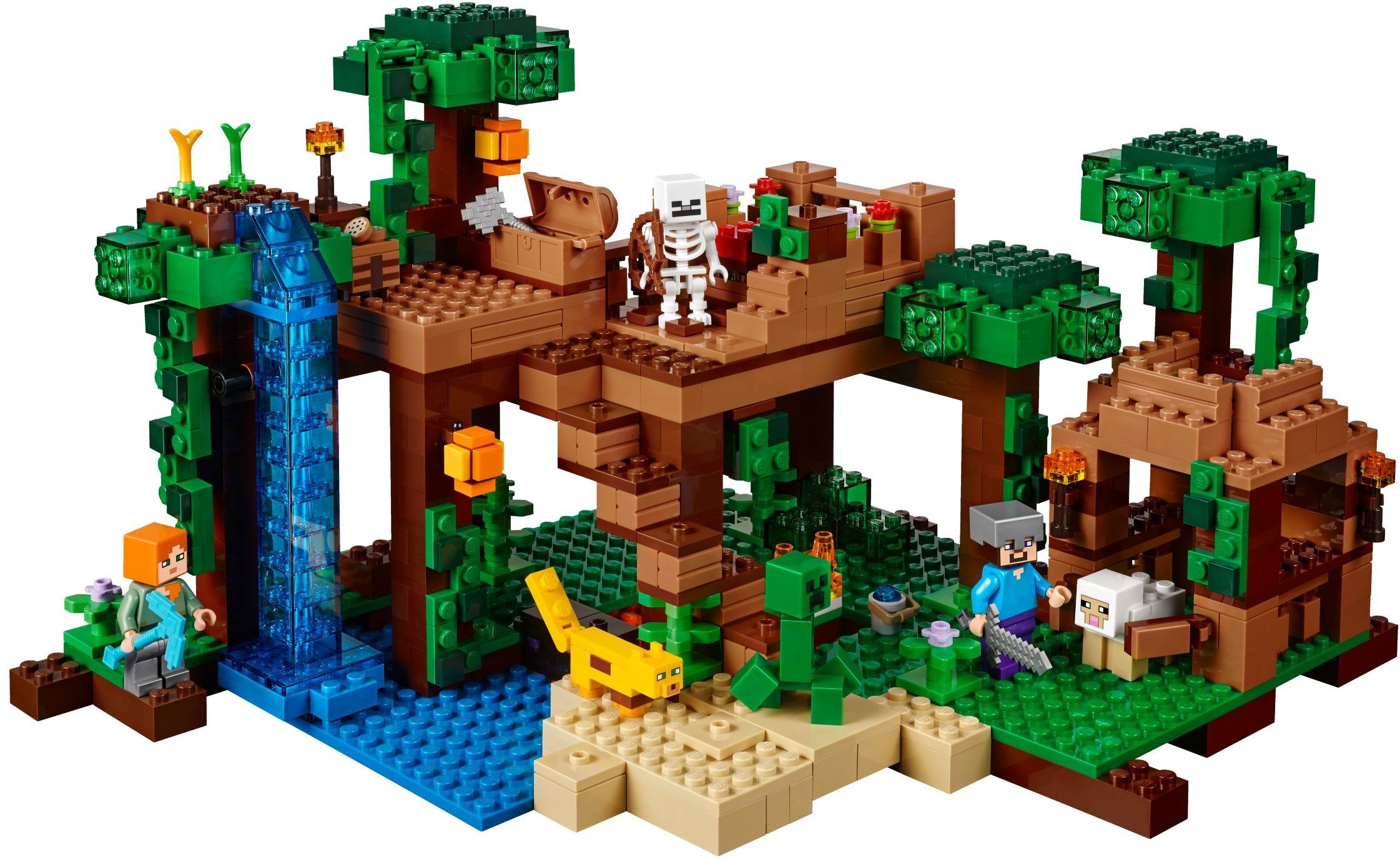 lego 21125 minecraft jungle tree house