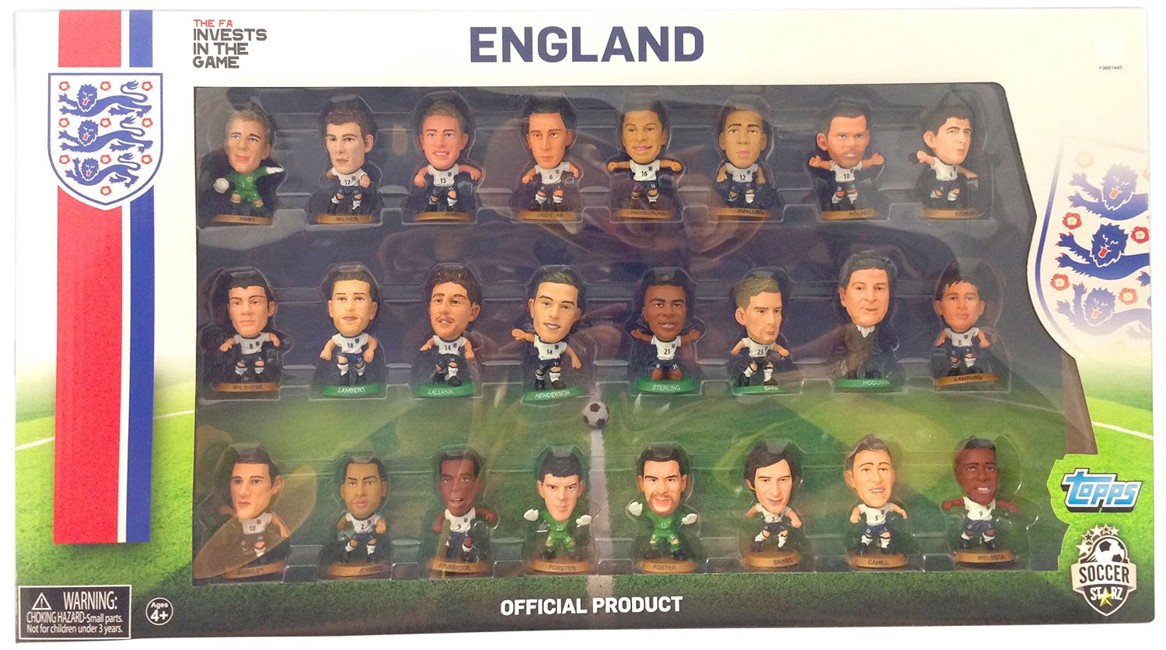 Soccerstarz - England Replica 2014 Tournament Squad Pack