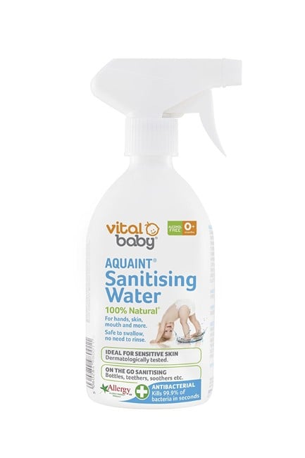 Vital Baby Aquaint Sanitising Water 100% Natural Sensitive