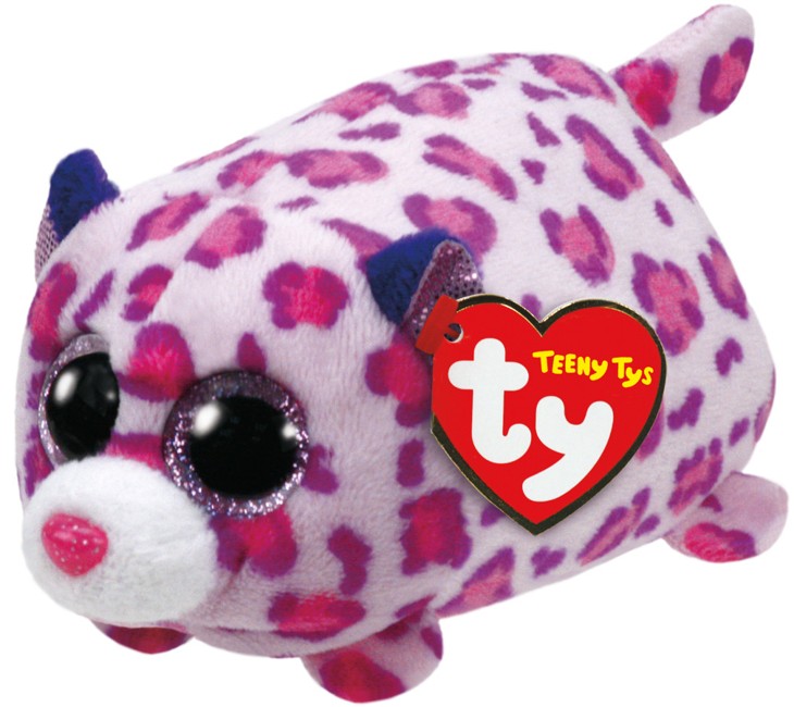TY Teeny Tys Olivia Pink leopard