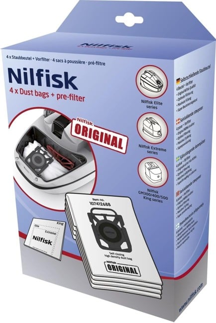 Nilfisk - Støvposer til Elite 4STK