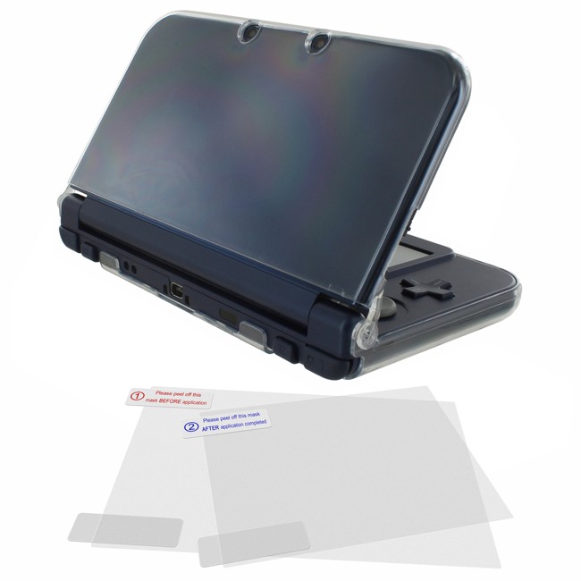 New 3DS XL crystal case & screen protector pack