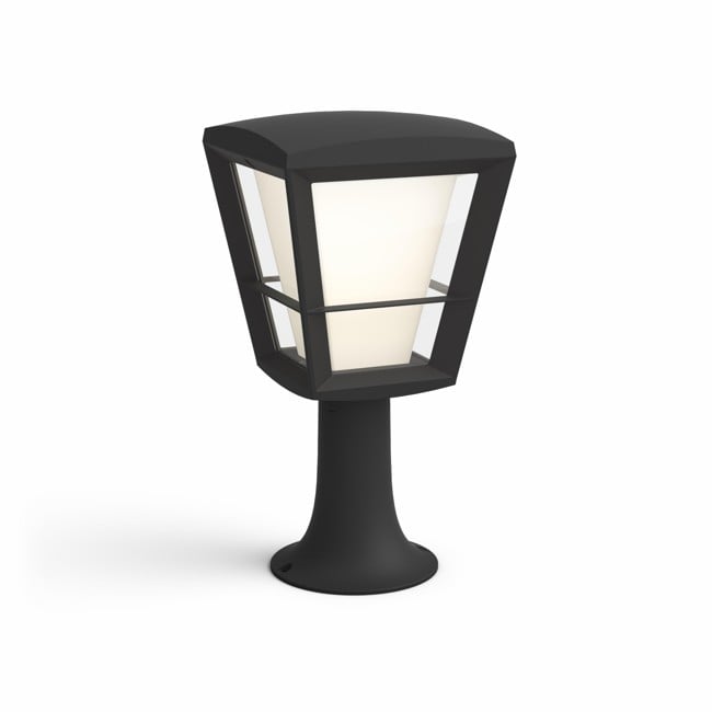 Philips Hue - Econic Pedestal Black Outdoor - White & Color Ambiance