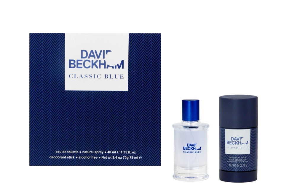 David Beckham - Classic Blue EDT 40 ml + Deo Stick 75 ml - Giftset