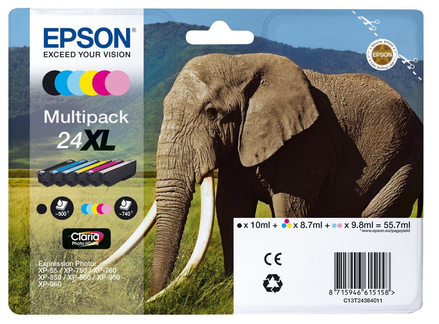 Epson - T2438 Multipack 6-colours 24XL