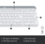 LOGITECH Slim Wireless Keyboard and Mouse Combo MK470 - OFFWHITE - NORDIC thumbnail-6
