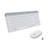 LOGITECH Slim Wireless Keyboard and Mouse Combo MK470 - OFFWHITE - NORDIC thumbnail-1