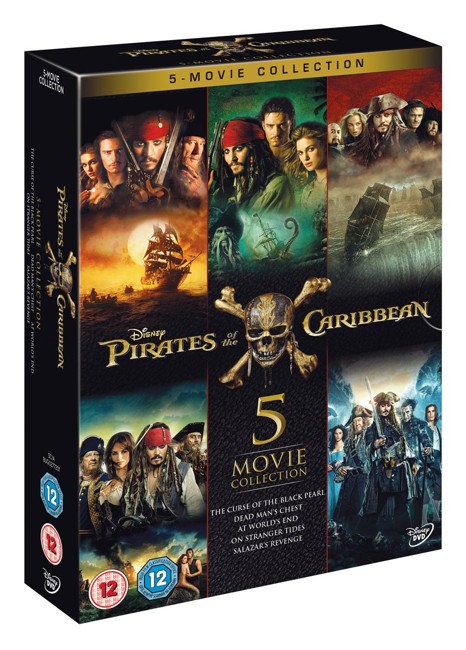 Pirates of the Caribbean 1-5 - DVD (UK)