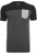 Urban Classics '3-Tone Pocket' T-shirt - Charcoal / Sort / Grå thumbnail-1