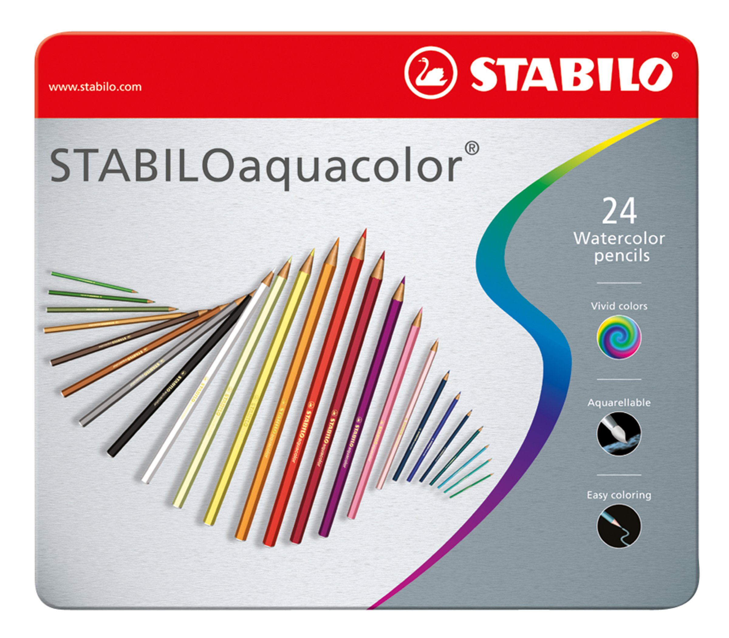 stabilo carbothello 24 chalk pastel coloring pencils