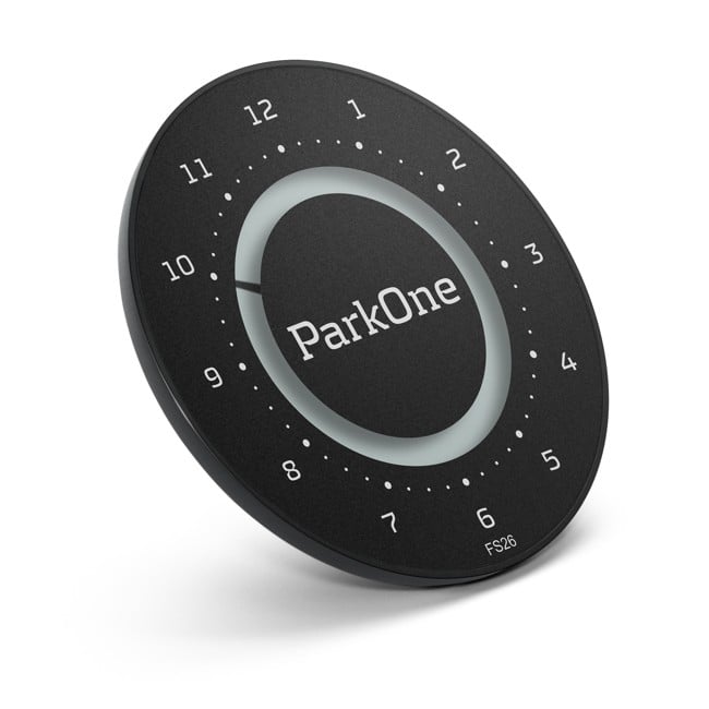 ParkOne 2 - Sort Elektronisk Parkeringsskive