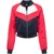 Urban Classics Ladies - Short Raglan Track Jacket red / navy thumbnail-1