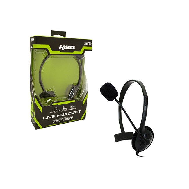 Xbox 360 Chat Headset Black Small KMD