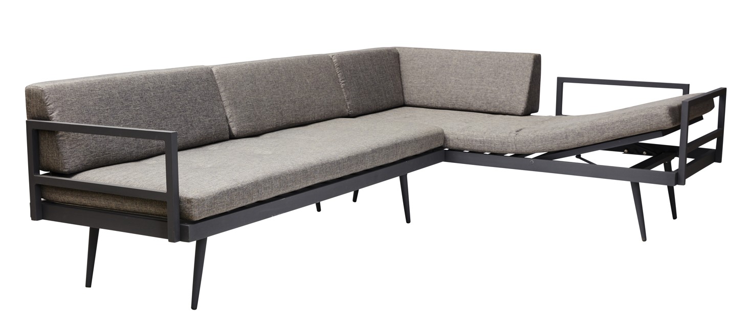 Cinas - Rio Lounge Set of 2 sofas -  Anthracite (4612133)