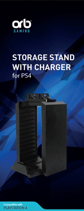 Playstation 4 Disc Storage Kit incl. Charger