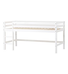 Hoppekids - ECO Dream Semi-high Bed 90x200cm, White