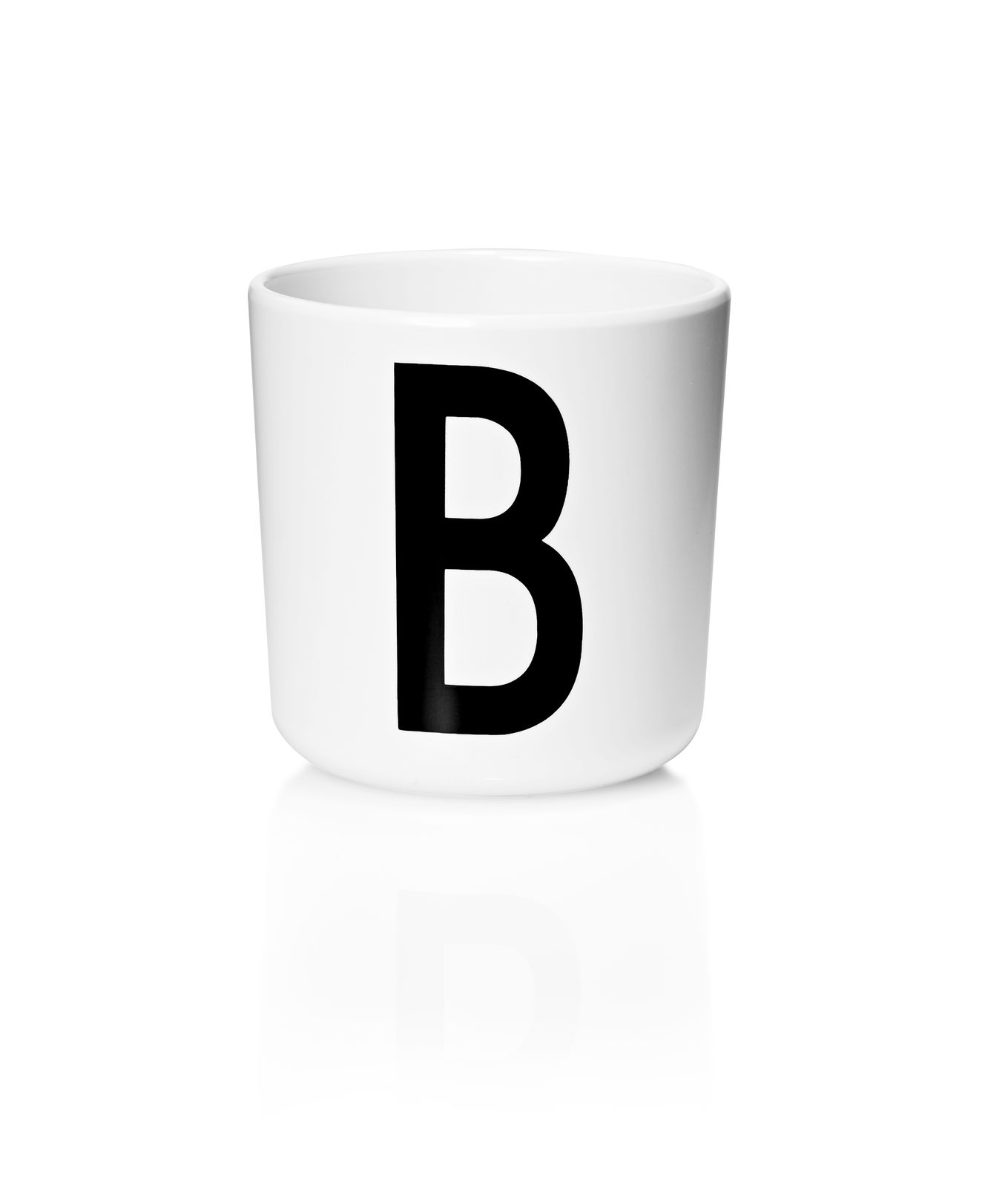 ​Design Letters - Personal Melamine Cup B - White (20201000B)