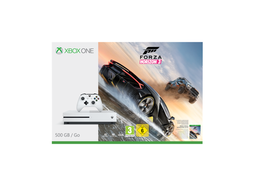 Xbox One S Console - 500 GB - Forza Horizon 3 Bundle