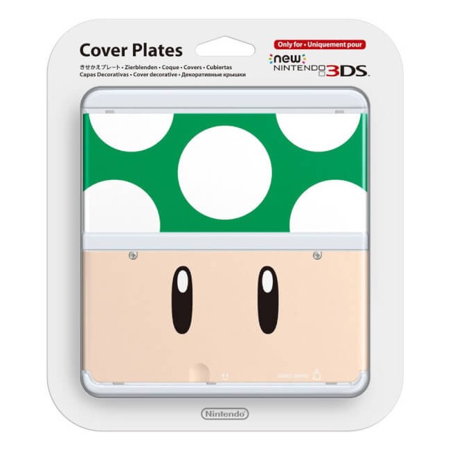 New Nintendo 3DS Cover Plate 008 (1UP Mushroom)