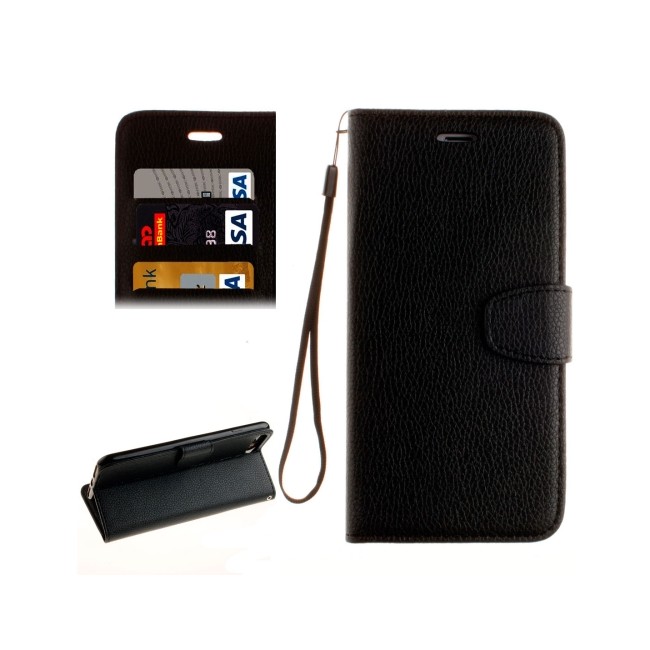 iPhone 7 Plus Deluxe Horizontal Flip Leather Case / Cover
