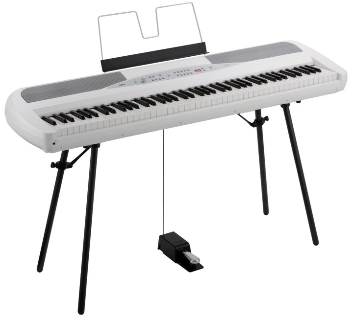 Korg SP-280 Digital Stage Piano (White)