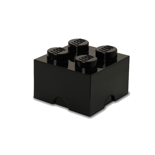 Room Copenhagen - LEGO Storeage Brick 4 - Black (40031733)