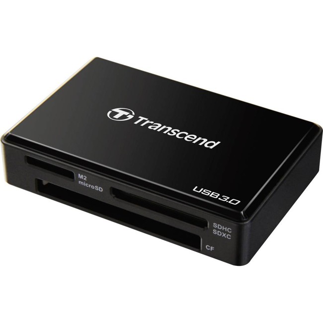 Transcend Card Reader F8 USB 3.0 Black MicroSD Memory Card