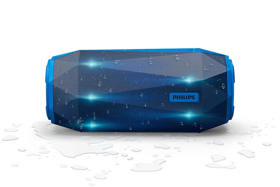 Philips - ShoqBox Wireless Bluetooth Speaker SB500A/00 Dark Blue