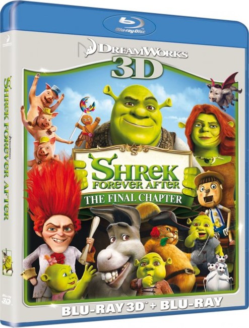 Shrek 4 - Den Lykkelige (3D Blu-Ray)