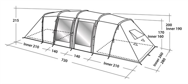 Köp Easy Camp Huntsville 800 Tent (120268) Köp Easy Camp Huntsville 800 Tent (120268)