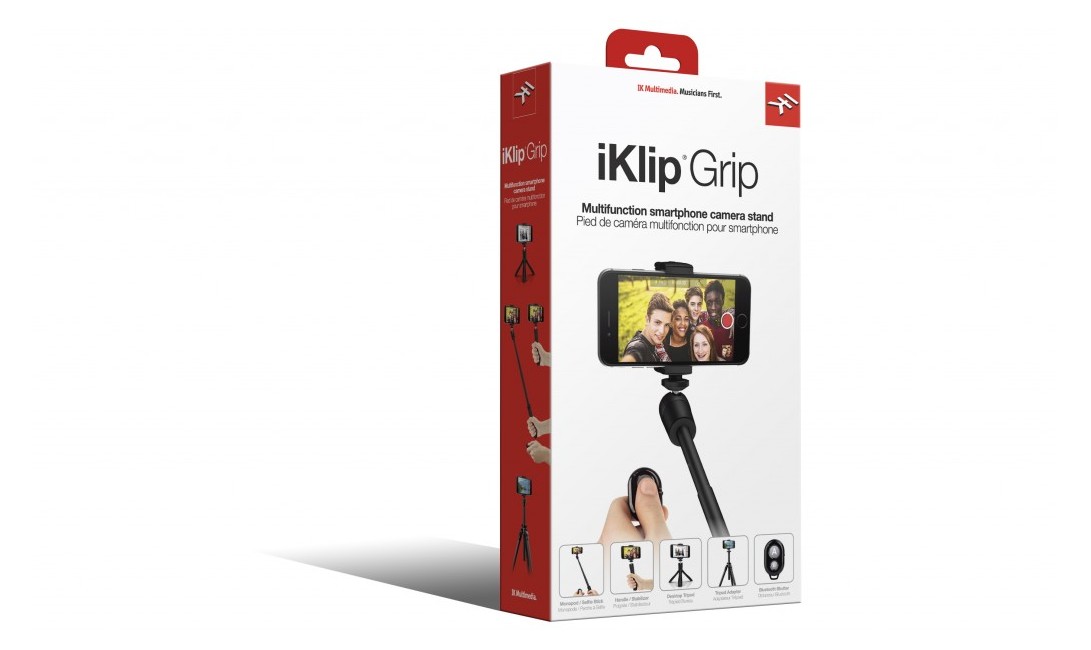 IK Multimedia - iKlip Grip - Multifunktionel Kamera & iPhone Stativ