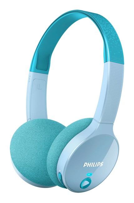 Philips - SHK4000TL/00 Trådløs Hovedtelefon til Børn Teal