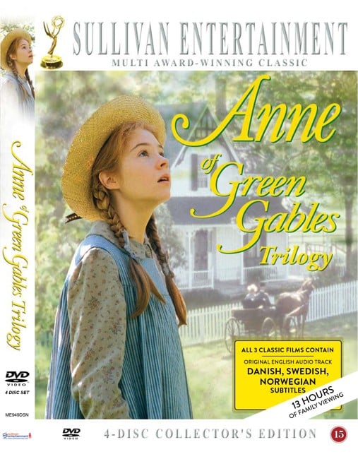 Anne fra Grønnebakken: Den komplette samling (4 Disc) - DVD (Nordic version) Anne from Green Gables The original miniseries