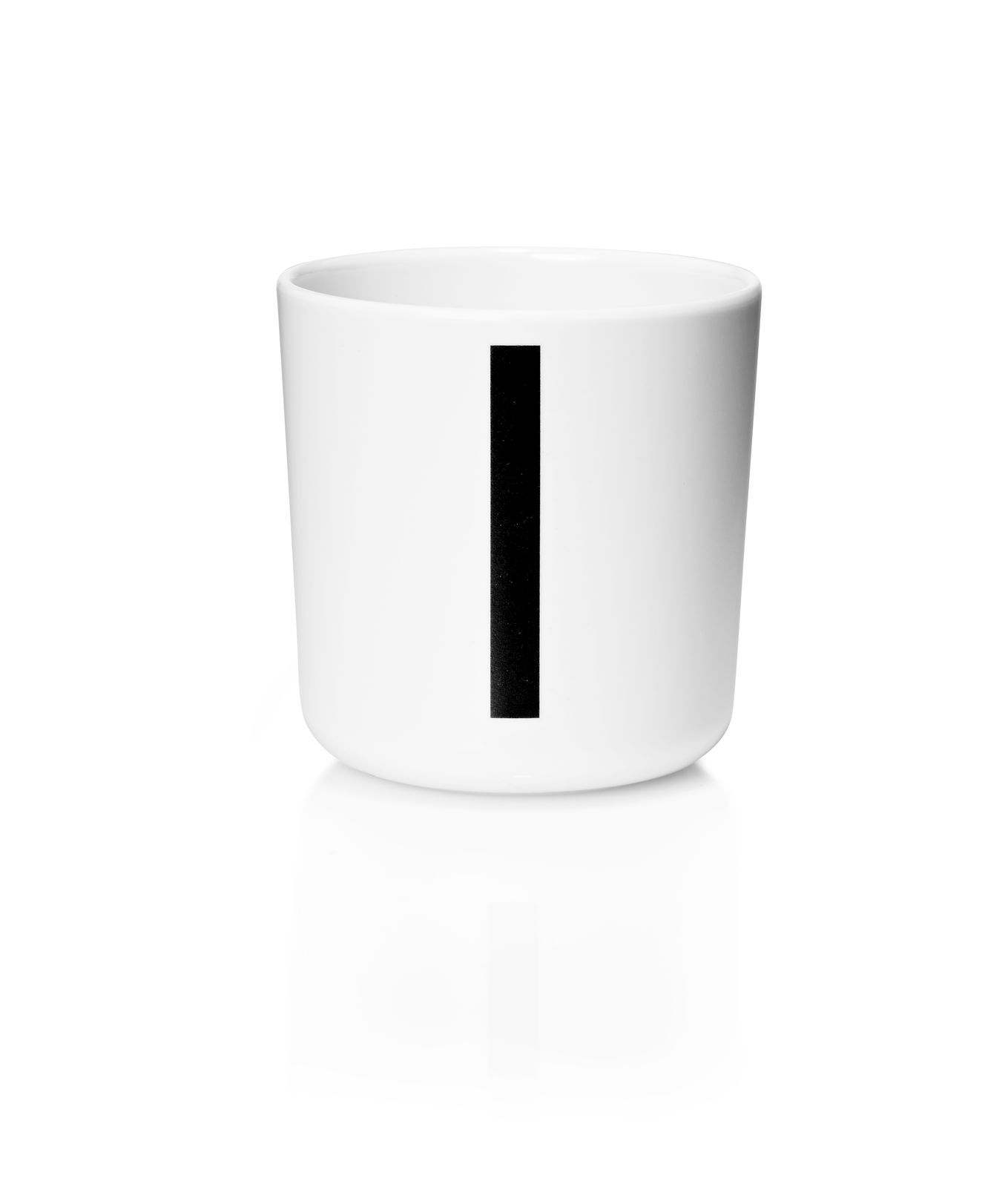 ​Design Letters - Personal Melamine Cup I - White (20201000I)
