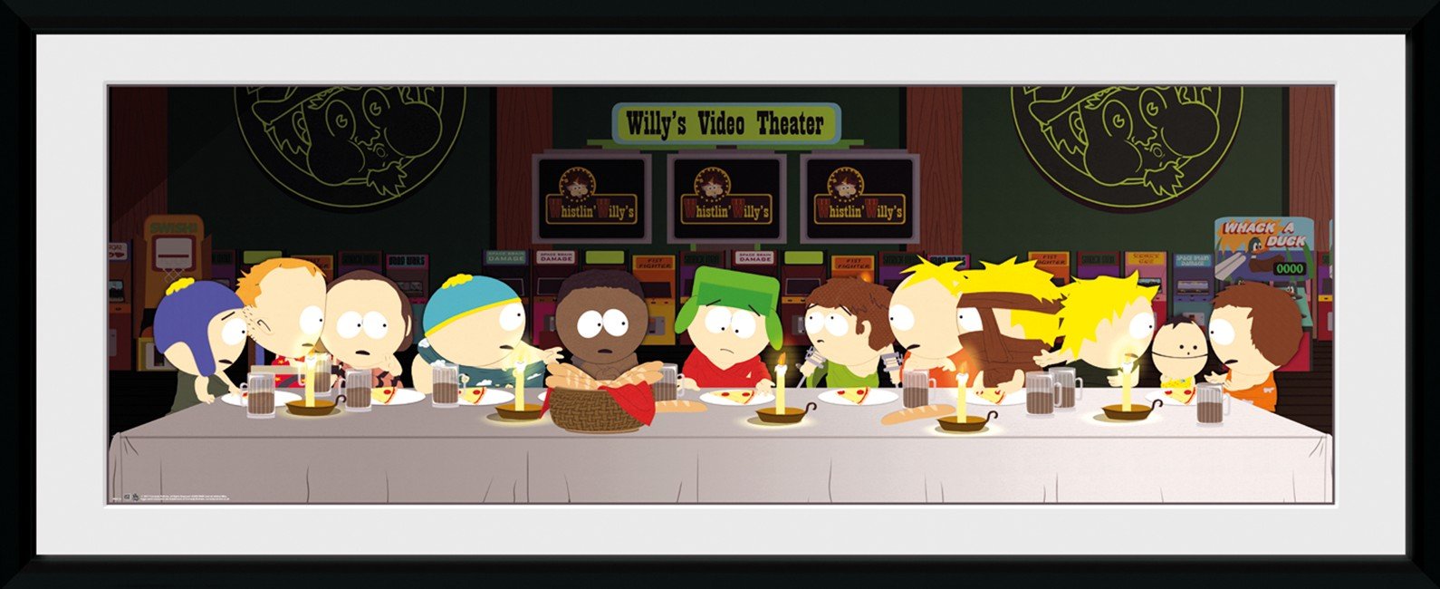 South Park Last Supper Framed Photographic Print 30x75cm