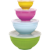 Rice - Melamine Bowls Set of 4 with Plastic Lid - Naughty Green Mix thumbnail-1