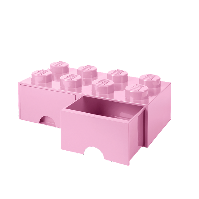 LEGO - Brick Skuffekasse 8 - Lys Lilla