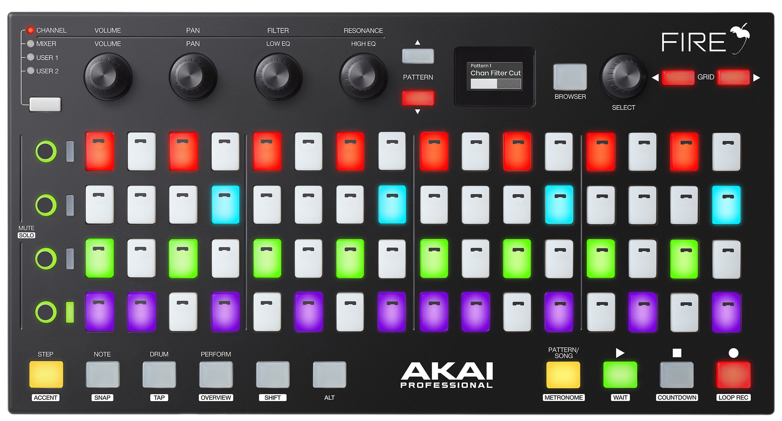 Osta Akai - Fire - USB MIDI Controller For FL Studio