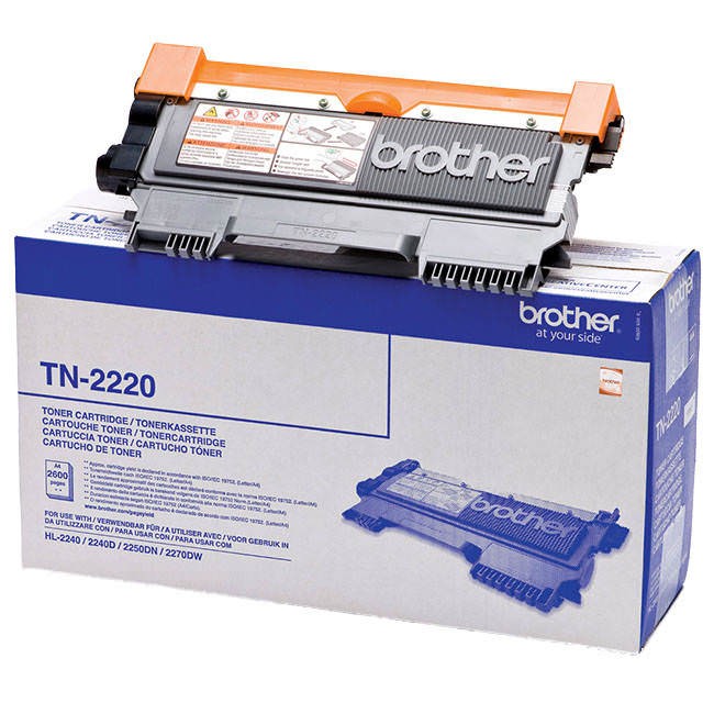 Original Brother TN2220 High Capacity Black Toner Cartridge (TN-2220)