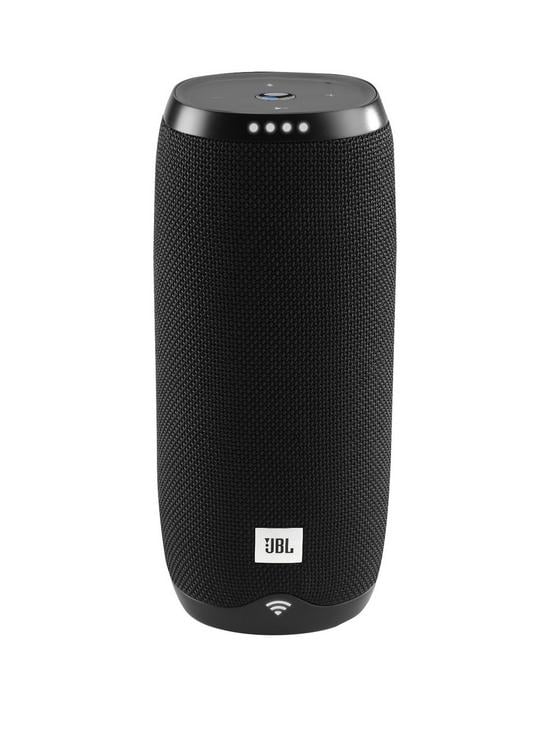 uklar Faial Saga Køb JBL Link 20 Voice-Activated Portable Speaker with Google Assistant Black